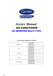 Carrier service manuals downloads
